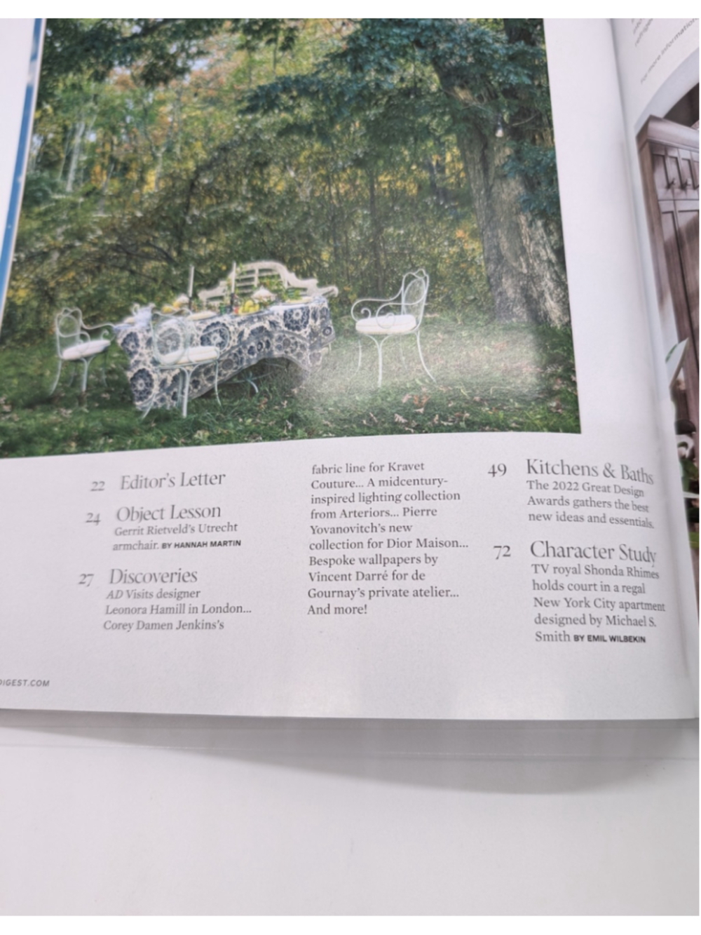 Architectural Digest Magazine April 2022 - Shonda Rhimes - Picture 4 of 5